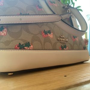 Mini Sierra, Signature Canvas w/ Strawberry print